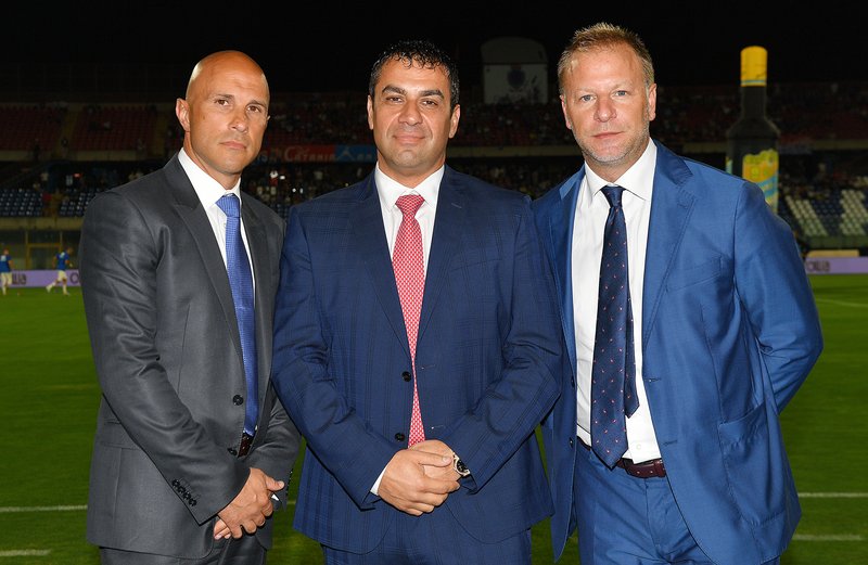 From left to right - Mark Bresciano, Rosario Pelligra, Vincenzo Grella