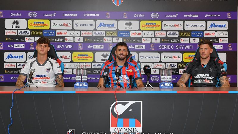 Le prime dichiarazioni dei neo-rossazzurri Cabianca, Caligara e Perrotta