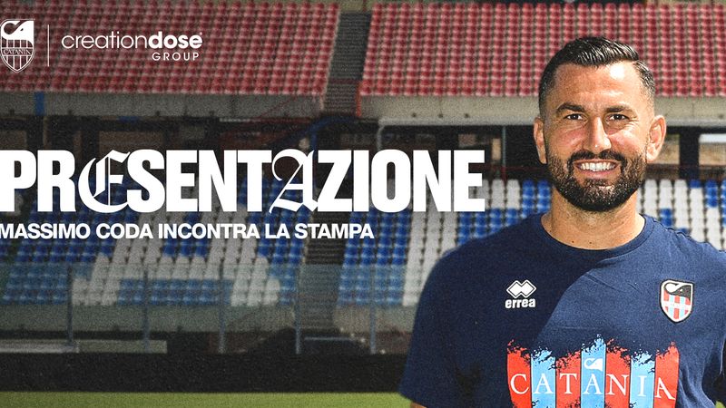 Massimo Coda in rossazzurro: presentazione alla stampa e incontro con i tifosi