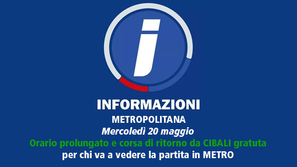 Allo stadio in Metro